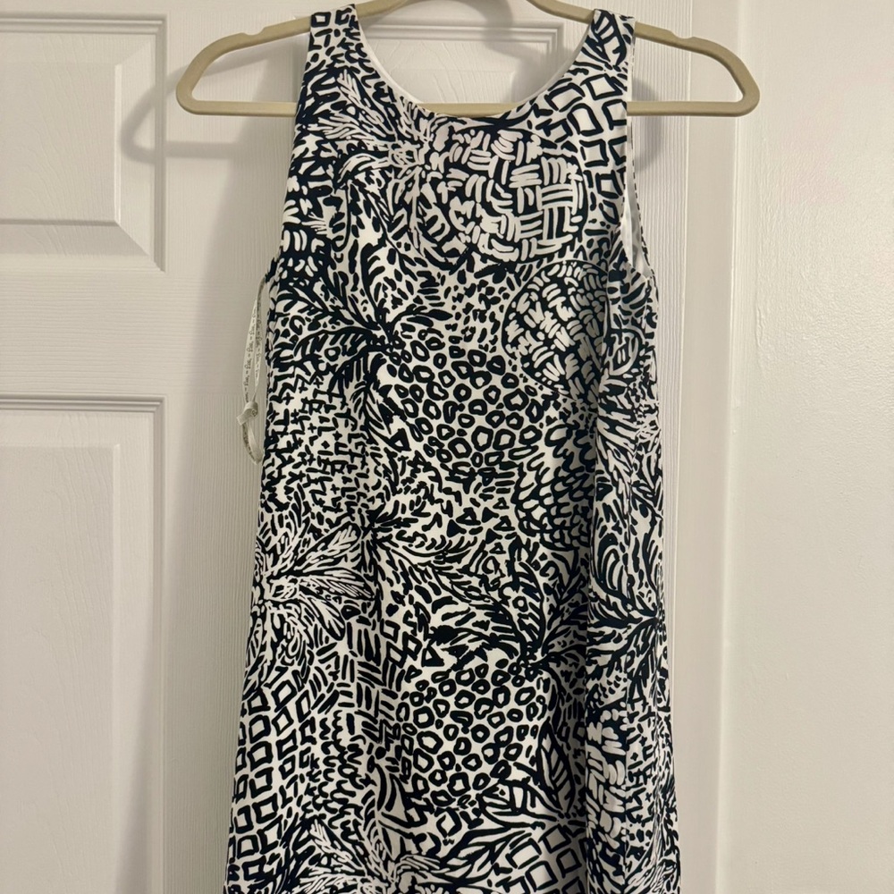 Lilly Pulitzer Black and White Shift Dress